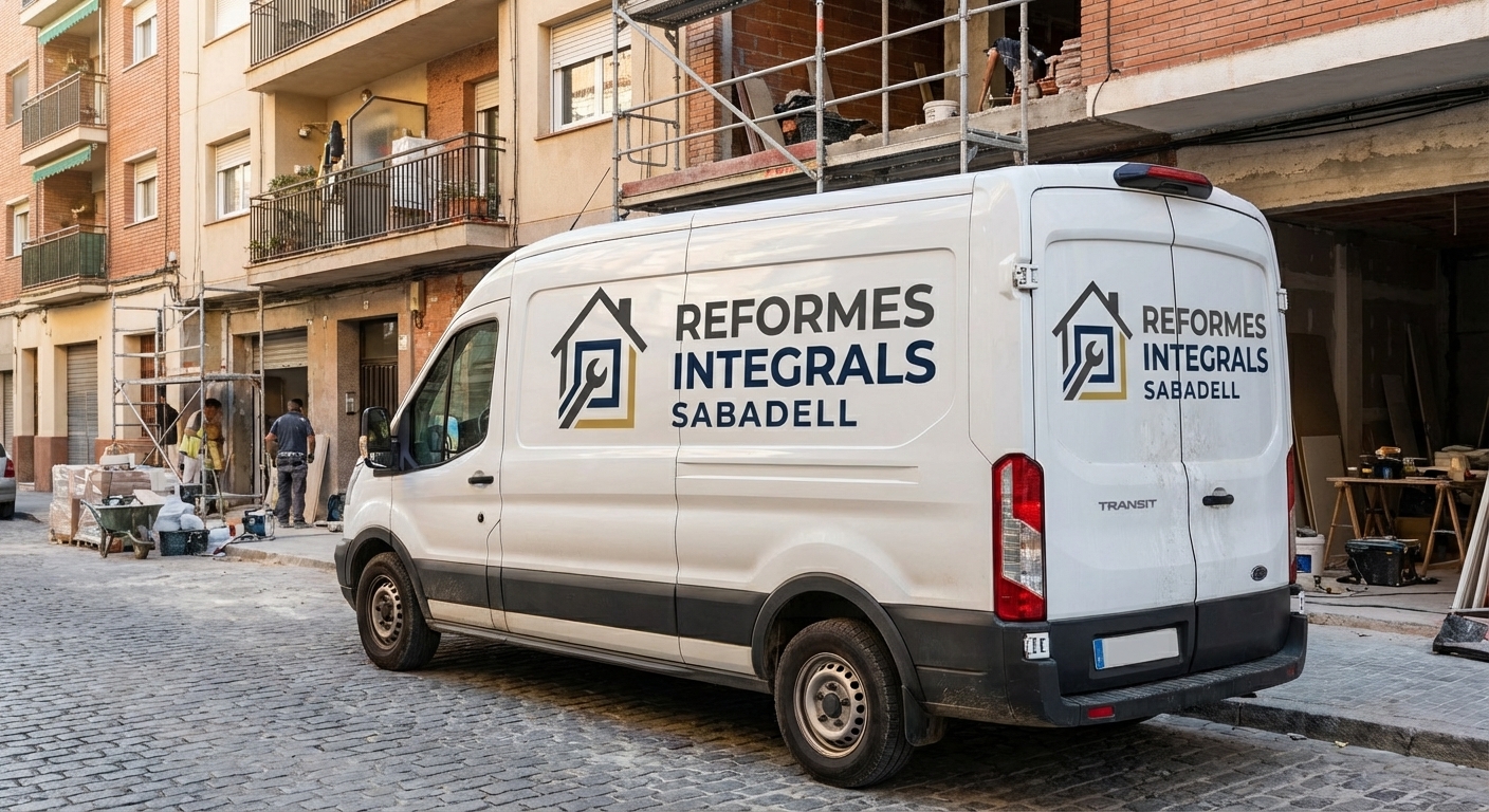 Equipo de reformas trabajando en Sabadell